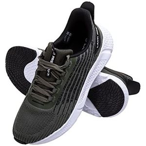 Lahti PRO Schoenen heren hardloopschoenen | Maat: 40 | Kleur: Groen | Sneaker Outdoor Sportschoenen Vrijetijdsschoenen Gymschoenen Wandelschoenen Joggingschoenen Ademend Straat Running Shoes