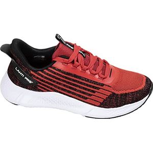 LAHTI PRO Schoenen heren loopschoenen | Maat: 44 | Kleur: Rood | Sneaker Outdoor Sportschoenen Vrijetijdsschoenen Gymschoenen Wandelschoenen Joggingsc