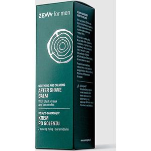Zew For Men After Shave Balsem met zwarte chaga en ceramides