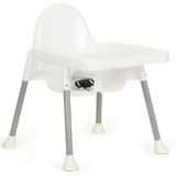 Kinderstoel - voedingsstoel - 93x71x70cm - hoog-laag - wit