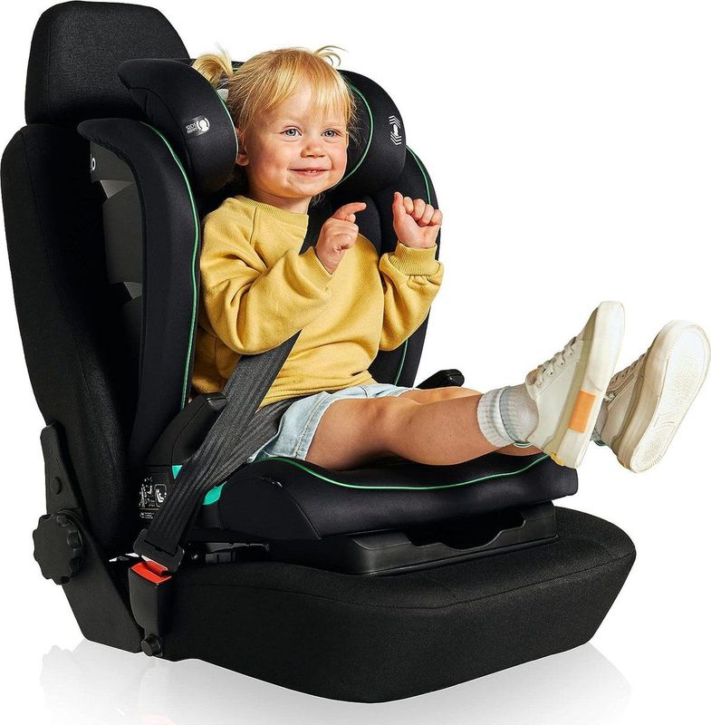 Lionelo Neal - i-Size Premium Autostoel - ISOFIX - Verstelbare hoofdsteun - Zwart