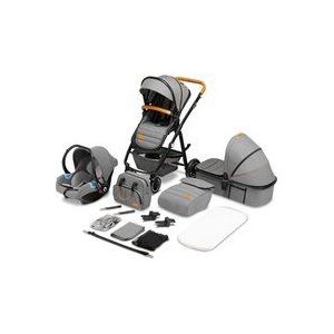 Lionelo Amber 3 In 1 Grijs Combi Kinderwagen Stone