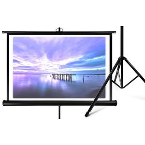 Overmax OV-Screen Tripod - Projectiescherm - 60 Inch - Verstelbare statiefhoogte - Screenprotector