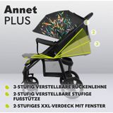 Lionelo - Annet Plus - Kinderwagen - Zwart - Verstelbaar & Inklapbaar - Inclusief Accessoires