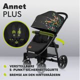 Lionelo - Annet Plus - Kinderwagen - Zwart - Verstelbaar & Inklapbaar - Inclusief Accessoires
