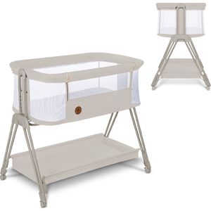 Lionelo Luna - Babybedje - 2 in 1 - geboorte tot 9 kg - 4 wielen met blokkade - Meegroeibed