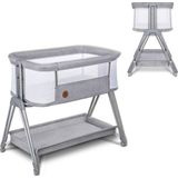 Lionelo Luna - Babybedje - 2 in 1 - geboorte tot 9 kg - 4 wielen met blokkade - Meegroeibed