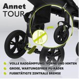 Lionelo Annet Tour - buggy - inklapsysteem - XXL dakje - tot 22 kg
