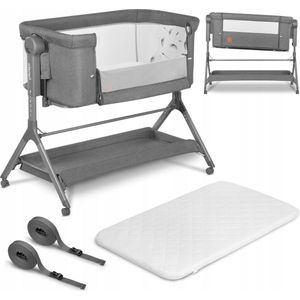 Lionelo Leonie Plus - Co-Sleeper 3 in 1 Kinderbed tot 9kg - Hoogteverstelling