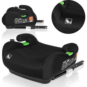 Lionelo Luuk FIX - Zitverhoger - ISOFIX - i-Size - Autostoel Booster - 22-36kg, 125-150 cm
