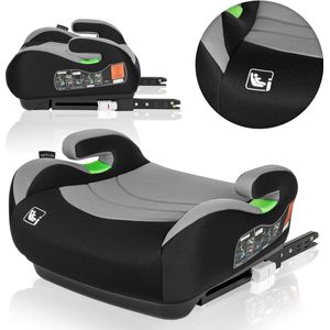 Lionelo Luuk FIX - Zitverhoger - ISOFIX - i-Size - Autostoel Booster - 22-36kg, 125-150 cm