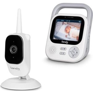 Lionelo Babyline 3.2 - Babyfoon Premium - Babyphone met camera Full HD 2.8’’ - bereik 50 m / 350 m nachtmodus 7 m - twee-weg communicatie - 3-voudige zoom