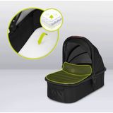 lionelo Kombi-Kinderwagen Amber 3in1, babyschale 0-13kg  Tasche  Moskitonetz  Regenschutz 3in1