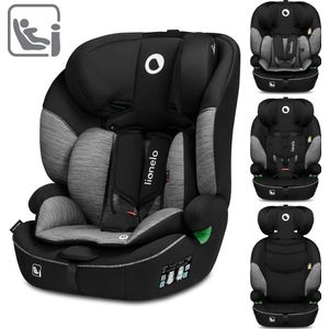 Lionelo Levi - i-Size Autostoeltje - Groep 1-2-3 - 5-punts gordel - 76-150cm 9-36kg - Memory Foam - Versterkte hoofdsteun