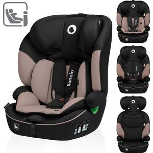 Lionelo Levi - i-Size Autostoeltje - Groep 1-2-3 - 5-punts gordel - 76-150cm 9-36kg - Memory Foam - Versterkte hoofdsteun