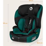 Lionelo Levi i-Size Autostoel – 1,5–12 Jaar (76–150 cm, Groep 1/2/3) – Universele Installatie met Autogordel – 10 Posities Hoofdsteun – Zijbescherming – Verwijderbare Rugleuning en Wasbare Bekleding