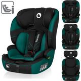 Lionelo Levi i-Size Autostoel – 1,5–12 Jaar (76–150 cm, Groep 1/2/3) – Universele Installatie met Autogordel – 10 Posities Hoofdsteun – Zijbescherming – Verwijderbare Rugleuning en Wasbare Bekleding