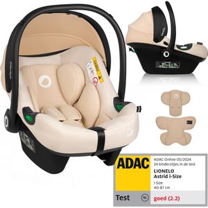Lionelo Astrid i-Size - Autostoeltje - Memory Foam - Hoogte-instelling van de hoofdsteun 7cm