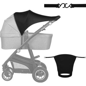 LIONELO Strolller Sun Cover UPF50+ Zonnescherm, voor kinderwagen, zonnescherm, universele maat, eenvoudige montage