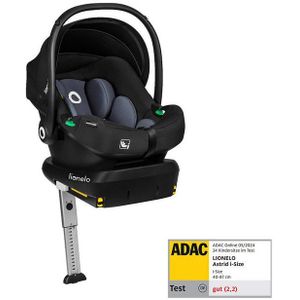 Lionelo Astrid i-Size SET - Autostoeltje + Basis - voor Autostoel - Memory Foam - Hoogte-instelling van de hoofdsteun 7cm