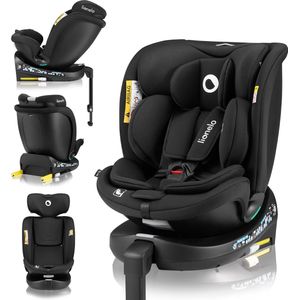Lionelo - Navy - Autostoeltje - 360° Draaibaar - R129 Norm - ISOFIX