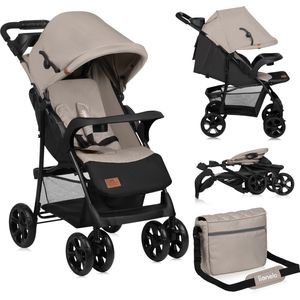 Lionelo Emma Plus Buggy lichte 5 punts gordel Kinderwagen tot 15kg