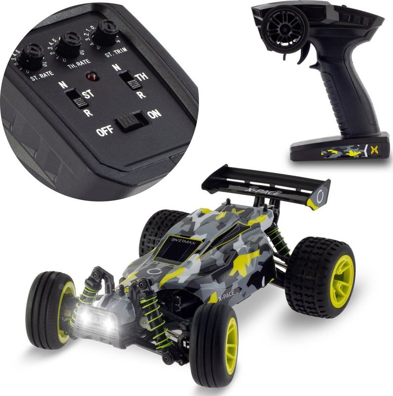 X-Pace - Op Afstand Bestuurbare Auto - Grote Afmeting - Schaal 1:18 - 4x4 Aandrijving