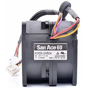 9CR0612H504 6cm 6050 DC12V 2.0A server dual motor cooling fan