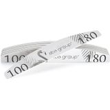 Aba Group - Limes à Ongles Set - Professionele Limes - Grit 100/180 - 10 Stuks - Demi-lune