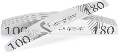 Aba Group - Limes à Ongles Set - Professionele Limes - Grit 100/180 - 10 Stuks - Demi-lune