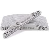 Aba Group - Flamingo-set - Polijstblokbuffer - 10 Stuks - Halve Maan - 100/180 Premium