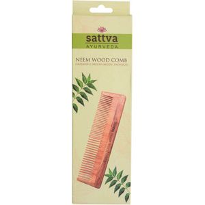Sattva - Neem Wood Comb From Brazewa Neem