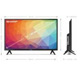 Sharp Aquos 32FG2EA - 32inch - HD Ready - Android Smart-TV