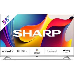 Sharp Aquos 55FP1EA - 55inch 4K UHD QLED Android TV - 2023