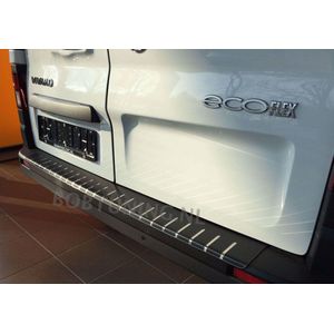 Carbon rvs bumperbescherming Opel Vivaro | Renault Trafic 2001-08.2019
