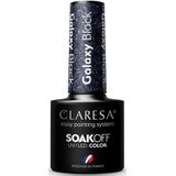 Claresa - Galaxy Black - UV/LED Gellak - 5ml - Zwart