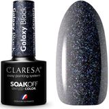 Claresa - Galaxy Black - UV/LED Gellak - 5ml - Zwart