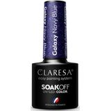 Claresa - SoakOff UV/LED Color Galaxy - Nagellak - Navy Blue - 5 g