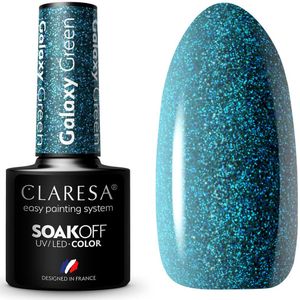 Claresa - Galaxy Green - UV/LED Gellak - Donkergroen - 5ml