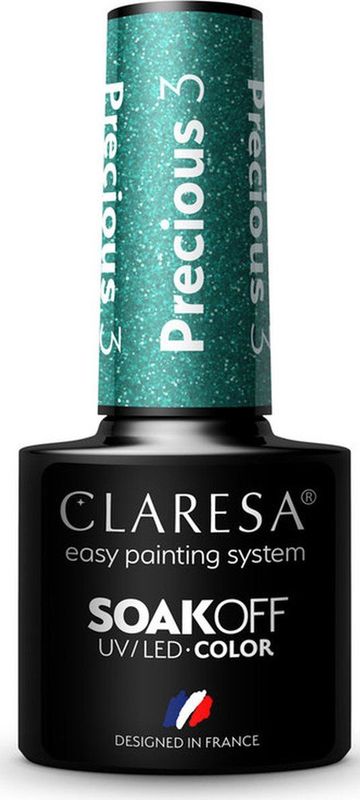 Claresa - Precious PS3 - Gellak - Emerald Groene Kleur - 5ml