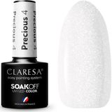 Claresa - Precious PS4 - Gellak - Parelmoer Wit - 5ml