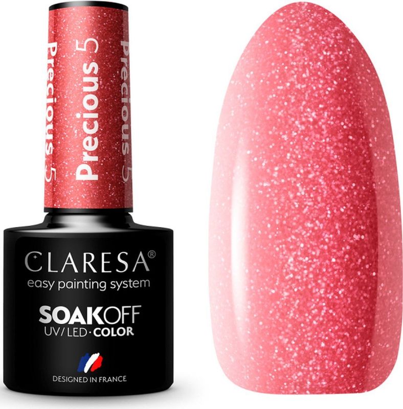 Nagellak - Rood - 5 ml - Volledige Dekking - Gemiddelde Viscositeit