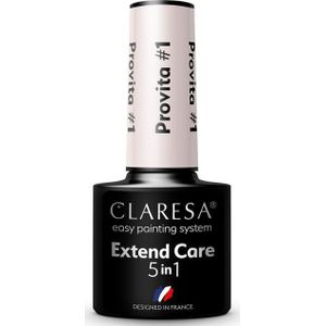 Claresa - Extend Care 5 in 1 Provita - Nagellak - Tint #1 - 5 g