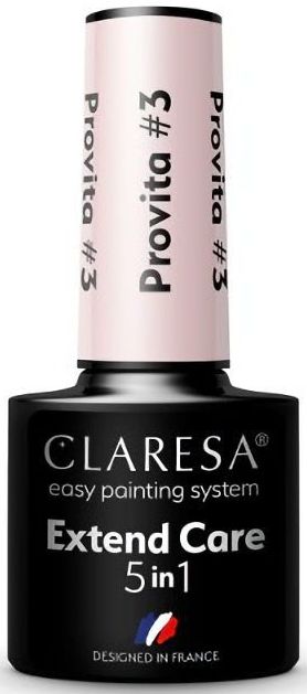 Claresa - Extend Care 5 in 1 Provita - Nagellak - Tint #3 - 5 g
