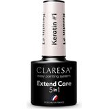 Claresa - Extend Care 5 in 1 Keratin - Nagellak - Tint #1 - 5 g