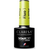 Claresa - SoakOff UV/LED Gel Nagellak - Fluo - 5 g
