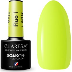Claresa - SoakOff UV/LED Gel Nagellak - Fluo - 5 g