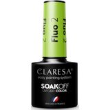 Claresa - SoakOff UV/LED Color Fluo Gel Nagellak - Tint 2 - 5 g