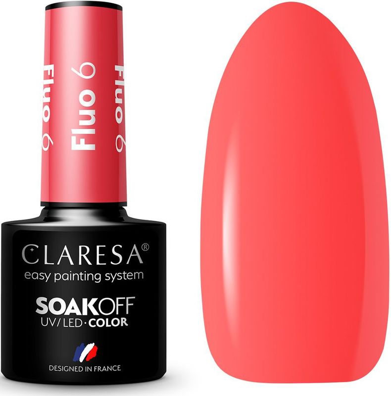 Claresa - SoakOff UV/LED Gel Nagellak - Fluo - 5 g