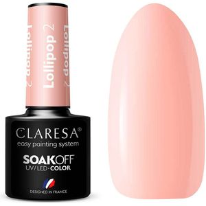Claresa - SoakOff UV/LED Color Lollipop - Nagellak - 5 g - Gel